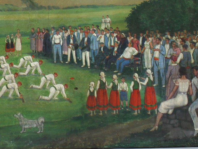 Bitorikako irin fabrikan dantzari-dantza Bitorikako irin fabrikan dantzari-dantza