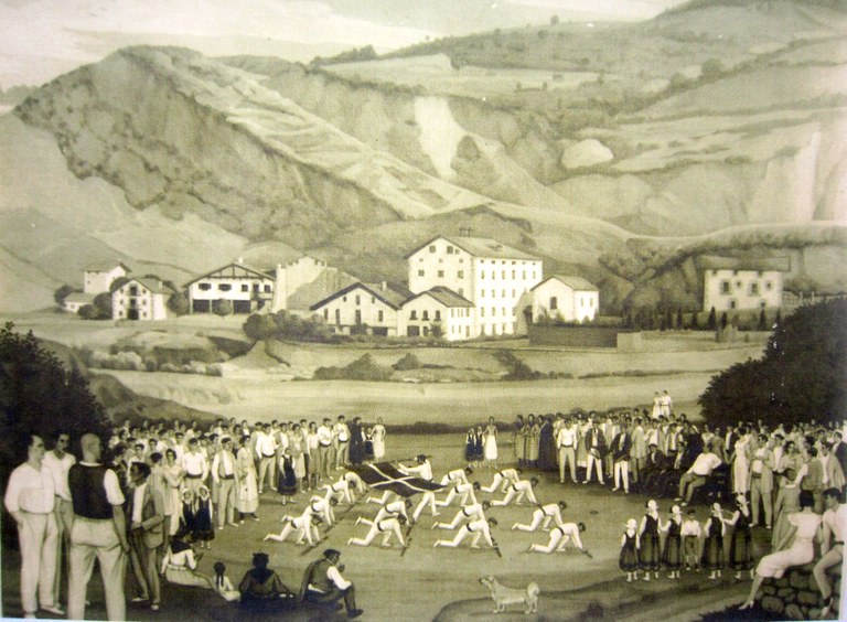 Bitorikako irin fabrikan dantzari-dantza Bitorikako irin fabrikan dantzari-dantza