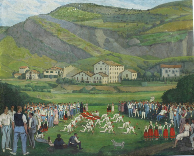 Bitorikako irin fabrikan dantzari-dantza Bitorikako irin fabrikan dantzari-dantza