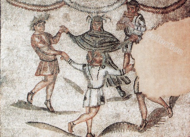 Bizantzio Mosaikoa 525 urte ingurukoa