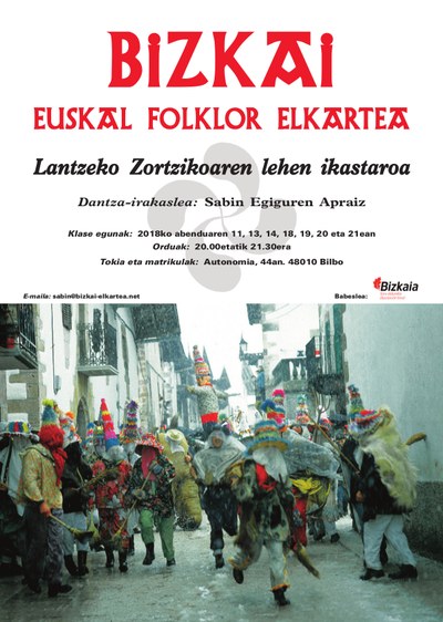 Bizkai Folklor Elkartea, Lantzeko zortzikoa