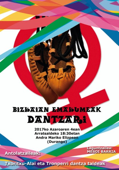 Bizkaiko emakume dantzariak kartela 2017 Bizkaiko emakume dantzariak kartela 2017