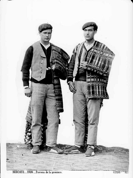 Bizkaiko ordezkariak, Madril, 1878. Argazkia: Jean Laurent Minier