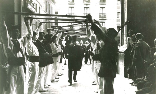 Bordoi-dantza, Tolosa 1918.