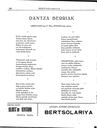 Dantza berriak: baltsa
