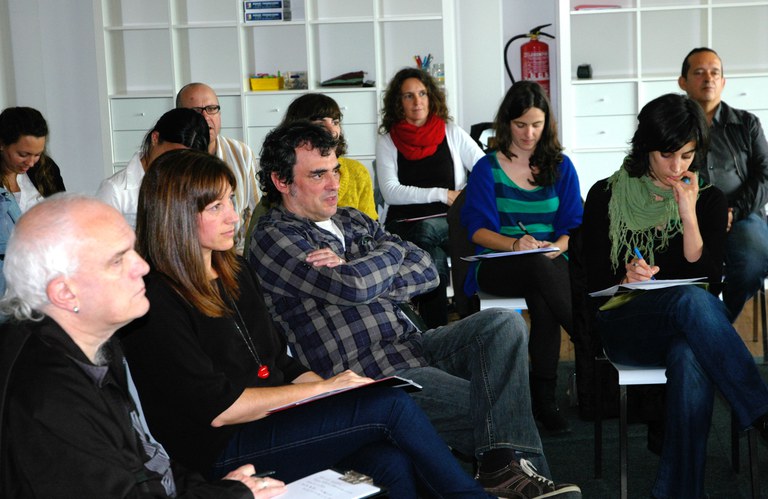 Dantza Jardunaldia eztabaida 03 Gipuzkoako Dantzaguneak antolatutako I. Dantza Jardunaldia, 2013ko maiatzaren 10ean, Donostian, San Telmo museoan. Arratsaldeko eztabaida.