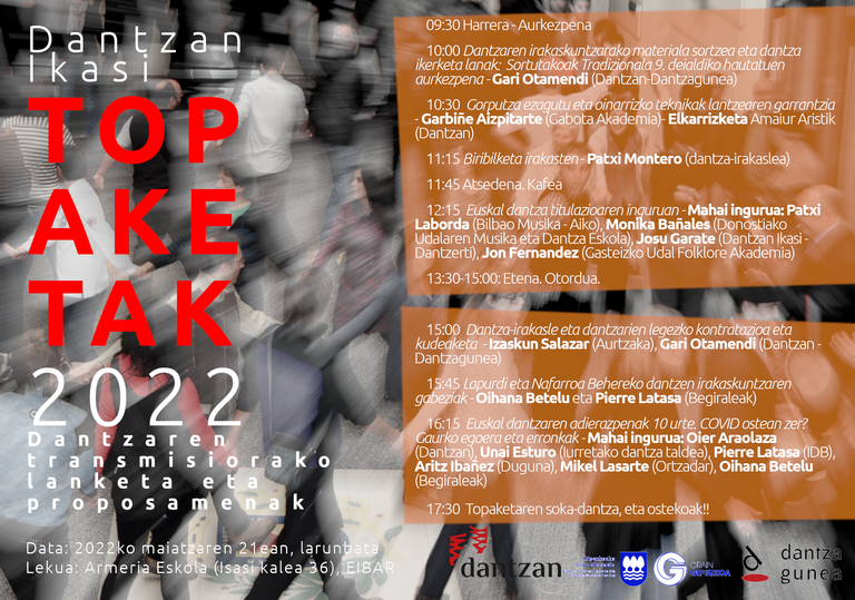Dantzan Ikasi Topaketak 2022 Dantzan Ikasi Topaketak 2022