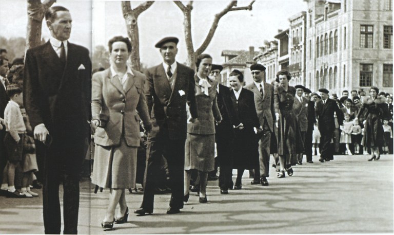 Donibane Lohizune 1939 Aberri Eguna aurreskua Donibane Lohizune 1939 Aberri Eguna aurreskua