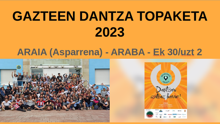 EDB Gazteen Dantza Topaketak 2023 EDB Gazteen Dantza Topaketak 2023