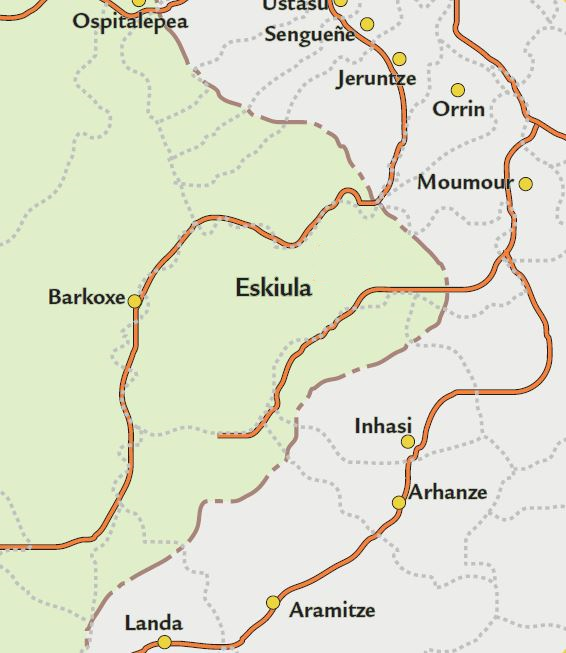 Eskiula mapa Eskiula mapa