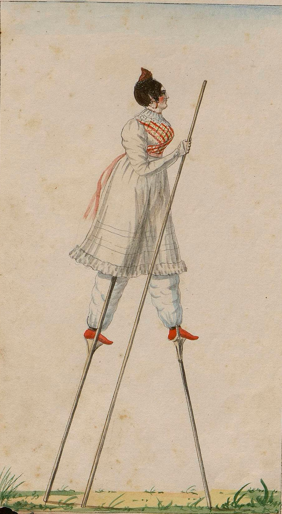 Euskal jantzien eta dantzarien akuarelak 5