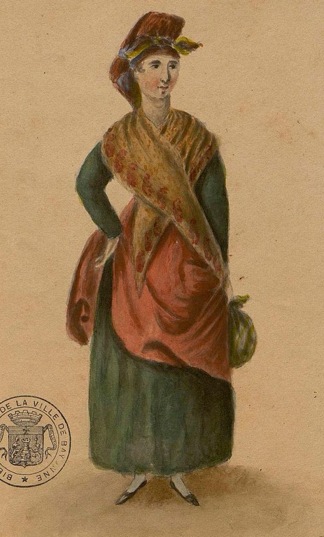 Euskal jantzien eta dantzarien akuarelak 6