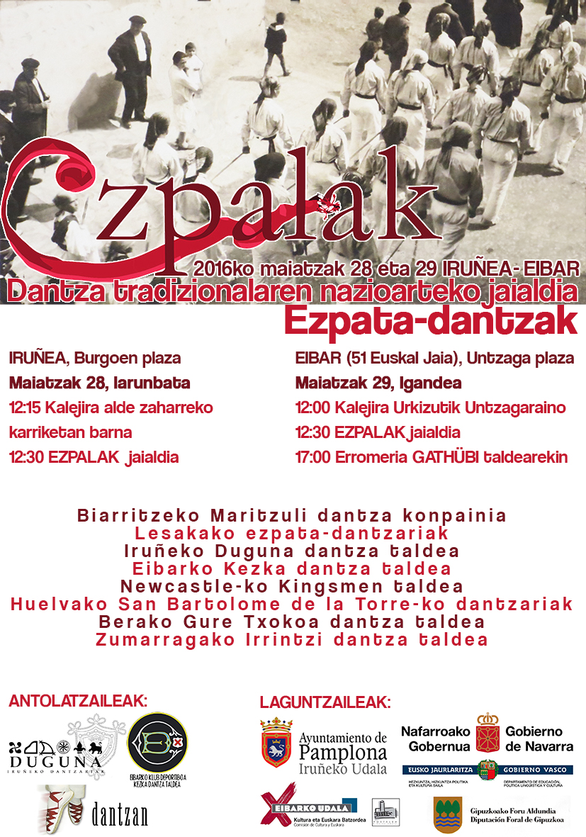 Ezpalak 2016 ezpata-dantzak afitxa