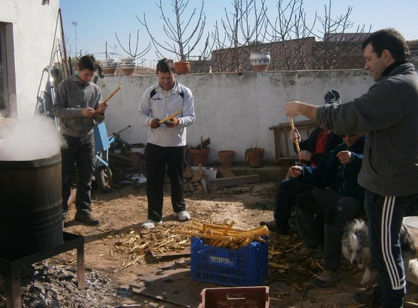 Fustiñana- Cabanillas makilak prestatzen 5 Fustiñana- Cabanillas makilak prestatzen 5