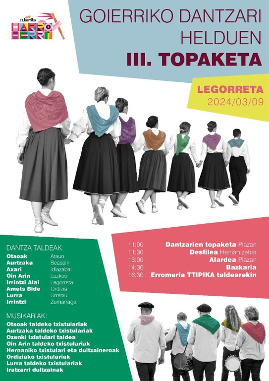 Goierriko dantzari helduen III. Topaketa Legorretan