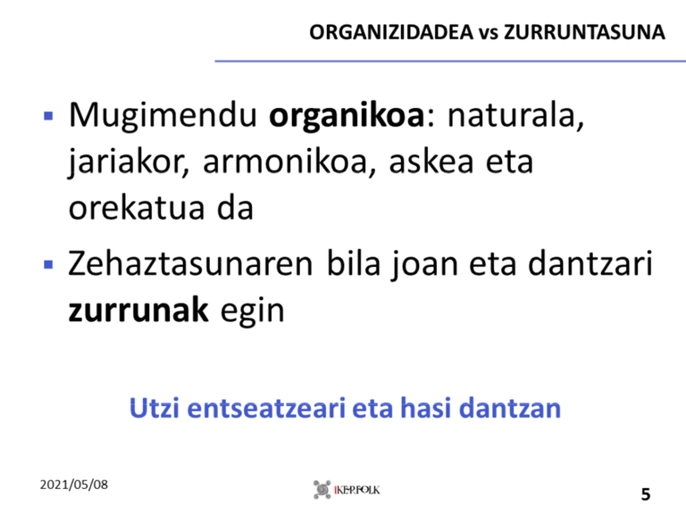 Iñaki Arregi estiloa aurkezpena