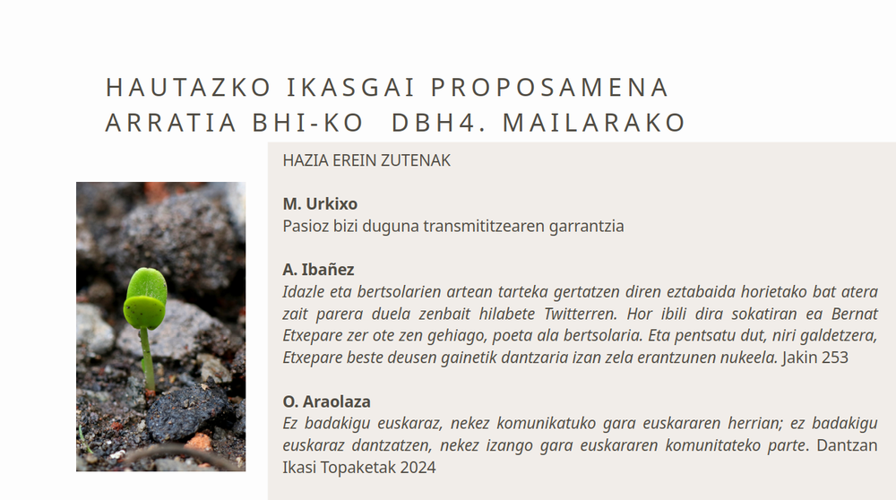 Ixone Aroma aurkezpena