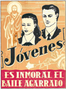 Jovenes es inmoral el baile agarrado