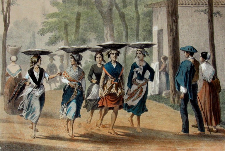 Kaskarotak arrain saltzaileak marrazkia Kaskarotak arrain saltzaileak marrazkia