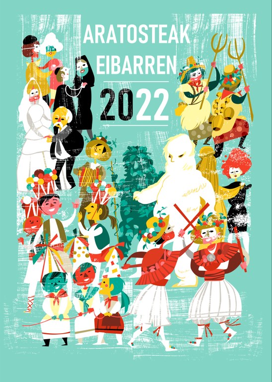 Aratosteak Eibarren 2022 kartela. Egilea: Jaume Gubianas Escude.