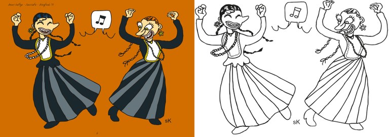 Koloreaga: axuri-beltza