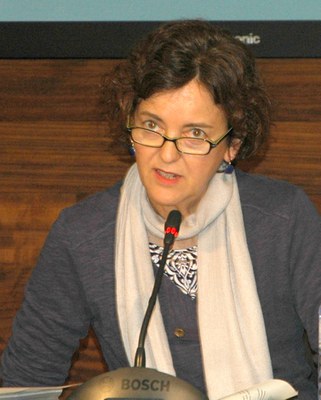 Lide Arana Gipuzkoako Foru Aldundiko kultura teknikaria. Donostia, I. Dantza Jardunaldiak, Dantzaguneak antolatuta, San Telmo Museoa, 2013-05-10.