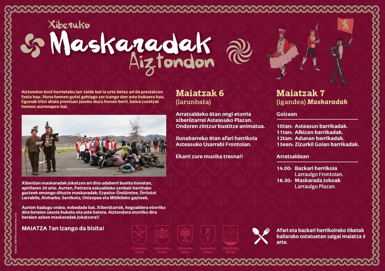 Maskaradak Ariztondon kartela