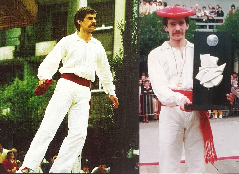 Mikel Pontesta 1981 Aurresku txapelduna Pasaian Mikel Pontesta 1981 Aurresku txapelduna Pasaian