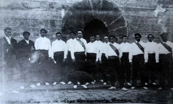 Mutil-dantzak Oñatin 1918