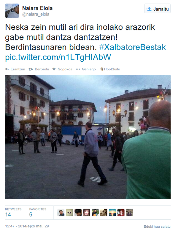 Naiara Elola twitter mutil-dantzak Iruritan