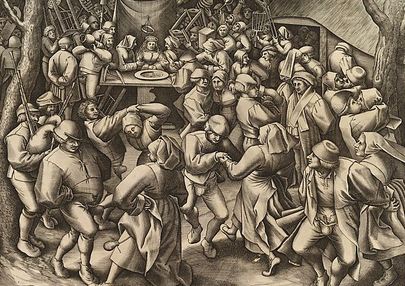 Nekazarien eztei-dantza, Herbehereak 1525-1569 