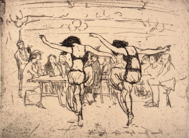 New Year's Night Cafe Versaille / Smithsonia artxiboa New Year's Night Cafe Versaille / Smithsonia artxiboa