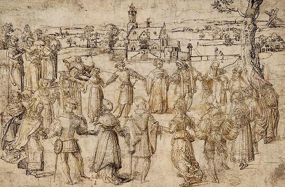 Kontra-dantza Herbehereak XVI mendea New York Metropolitan Museum DP801711