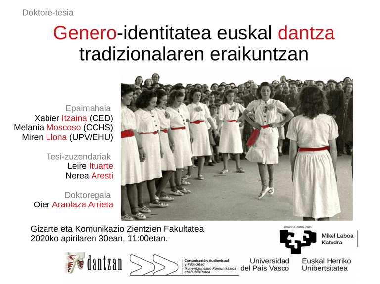 Oier Araolaza doktore-tesiaren defentsa Oier Araolaza doktore-tesiaren defentsa