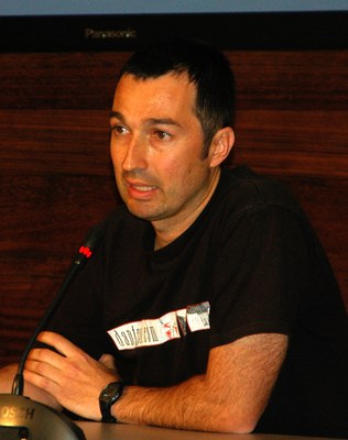 Dantzan.com eta Dantzan Ikasiren kudetzailea. Donostia, I. Dantza Jardunaldia, 2013-06-10.