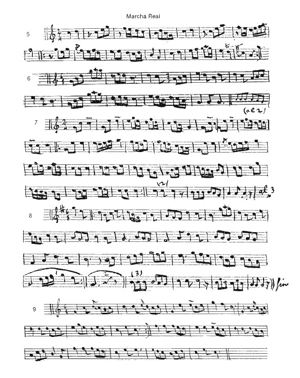 partitura martxa-real