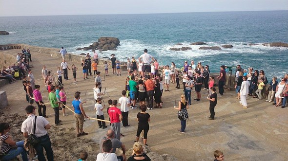 San Martin ezpata-dantza Biarritz entsegua 2014