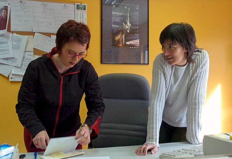 Sofia Anforja eta Adriana Pous