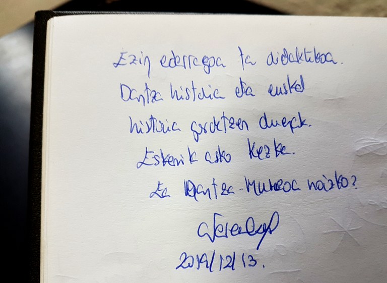 Soka erakusketa liburuko iruzkina 2019-12-13