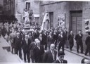 Soraluze 1958, pazko domekako prozesioa kalebarrenen