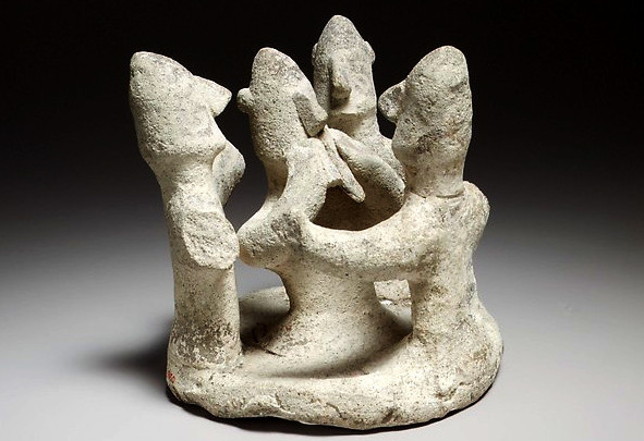 Terrakota estatuak soka-dantzan Zipre New York Metropolitan Museum DP101708