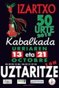 Uztaritze kabalkada 2019 kartela