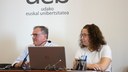 Xabier Mendizabal eta Uxue Oleagordia