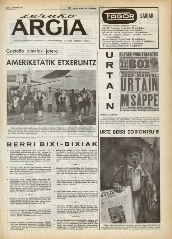 Zeruko Argia, Ballet Olaeta Zeruko Argia, Ballet Olaeta