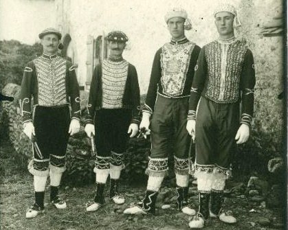 Zuberoa 1925 dantzariak