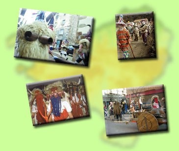 Inauteriak Iruñeko Donibanen, eta erakusketa Sopelan eta Bergaran