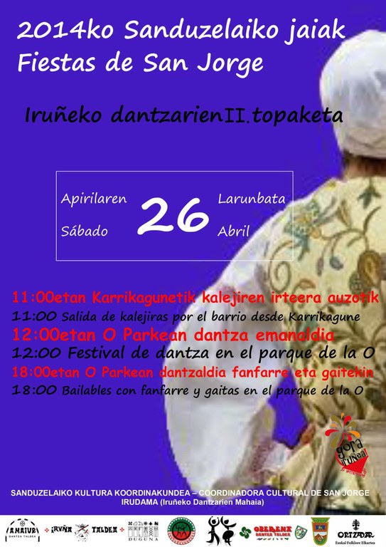 Iruñeko dantzarien II. topaketa Sanduzelaiko jaietan