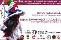 Iruñeko dantzarien III. topaketa, maiatzaren 1ean, Txantrean Iruñeko dantzarien III. topaketa, maiatzaren 1ean, Txantrean