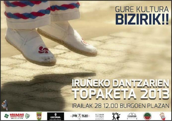 Iruñeko dantzarien topaketa ospatuko da larunbatean