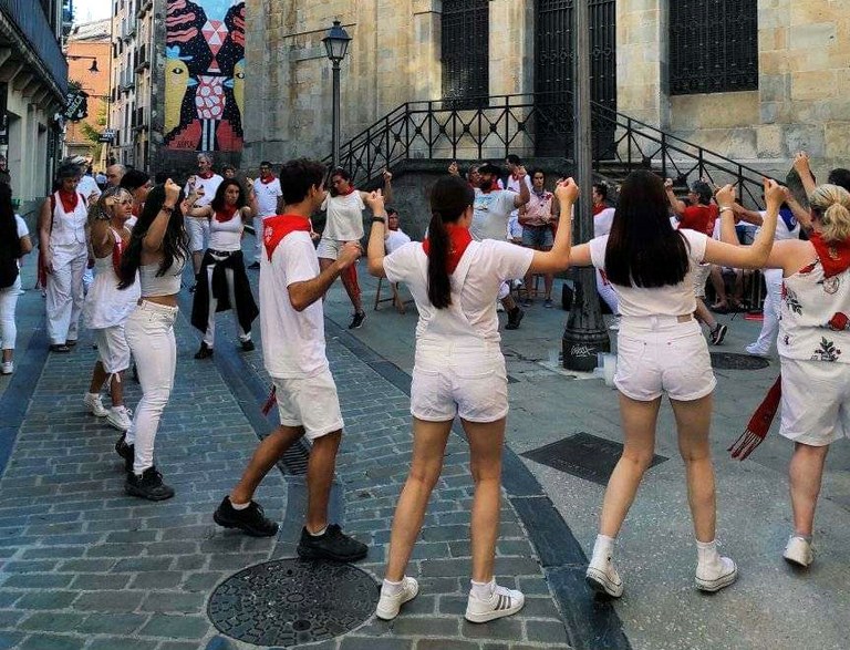 Iruñeko sanferminak 2023 dantzan